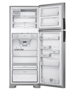 Geladeira Consul 451L Frost Free Duplex com Espaco Flex e Painel Eletronico Externo 127V Classe A Inox