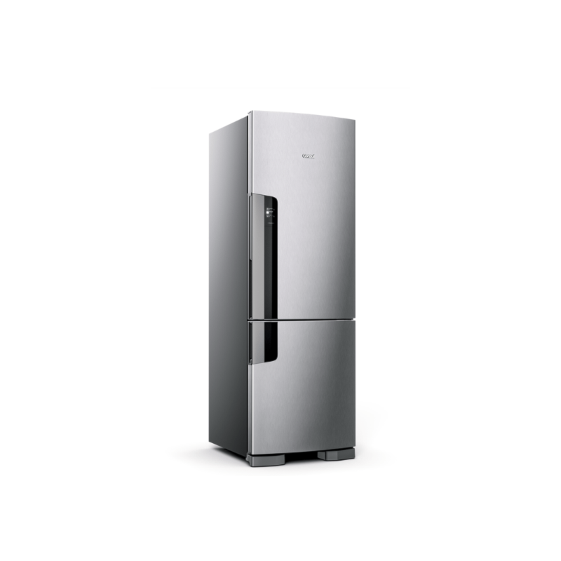 Geladeira Consul Frost Free Duplex 397L Evox 127V Classe A Platina