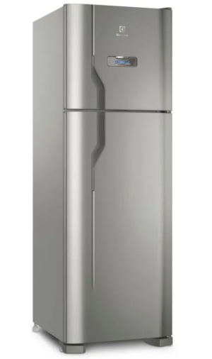 Geladeira Electrolux 371L Frost Free Turbo Congelamento Duplex 127V-60HZ DFX41 Inox
