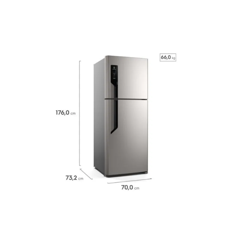 Geladeira Electrolux Frost Free 431L Efficient Autosense TF70S Inox