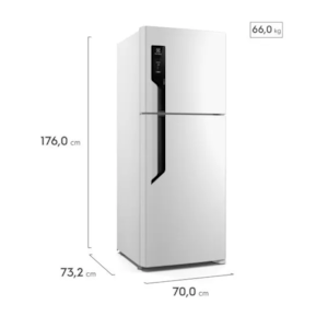 Geladeira Eletrolux Frost Free 431L Efficient Autosence DupLex TF70 127-60 Branca