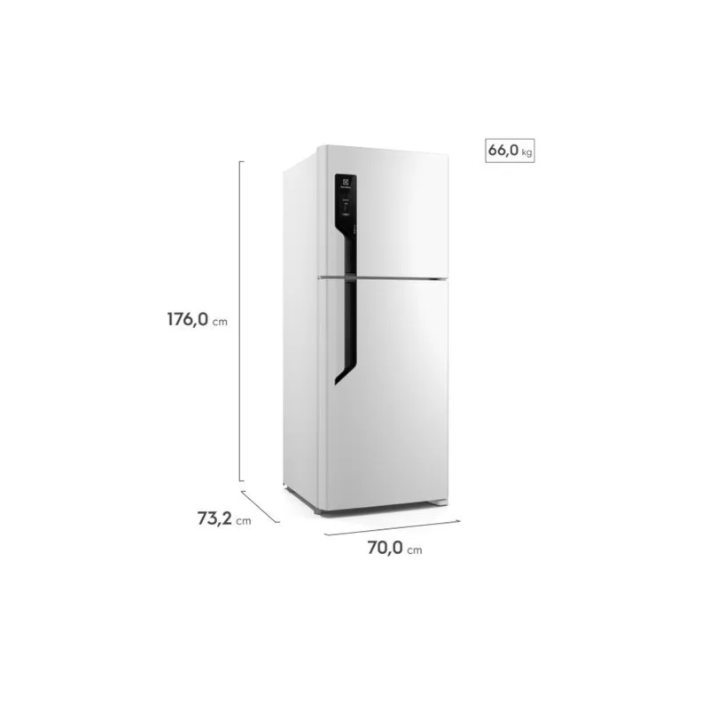 Geladeira Eletrolux Frost Free 431L Efficient Autosence DupLex TF70 127-60 Branca
