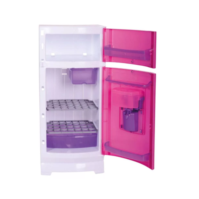 Geladeira Infantil Magic Toys Pink com Acessórios