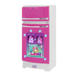Geladeira Infantil Magic Toys Pink com Acessórios