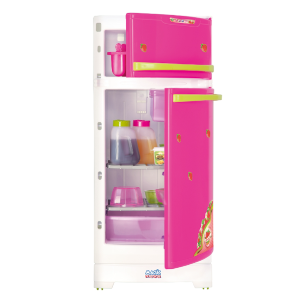 Geladeira Moraguita Magic Toys com Acessorios Rosa-11b019b5-6dbf-4ac3-9719-5705bdac35ec