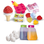 Geladeira Moraguita Magic Toys com Acessorios Rosa