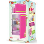 Geladeira Moraguita Magic Toys com Acessorios Rosa