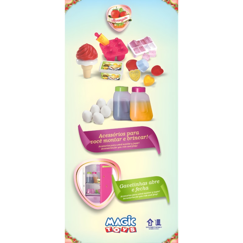 Geladeira Moraguita Magic Toys com Acessorios Rosa-a7354b57-bbac-47dc-ada4-453093e6168a