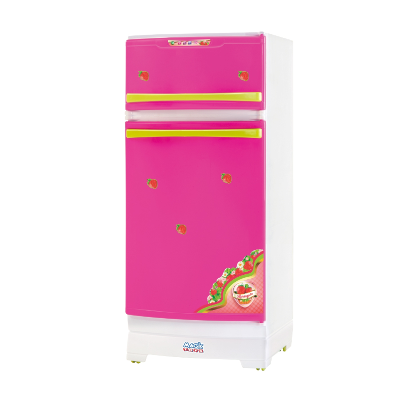 Geladeira Moraguita Magic Toys com Acessorios Rosa