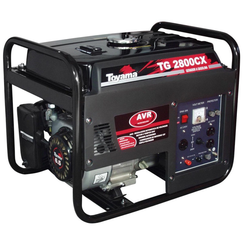 Gerador Toyama A Gasolina TG2800CX, Monofasico. 115/230V, 60HZ, 2.5KW Partida Manual-5ae7db65-c1c8-4b90-9fe3-1599494535f7