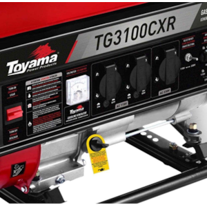 Gerador Toyama a Gasolina TG3100CXR Monofásico 3,1kW Partida Manual 115/230V