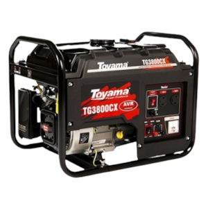 Gerador Toyama a Gasolina TG3800CX, Monofasico, 115/230V, 60HZ, 3.1KW, Partida Manual