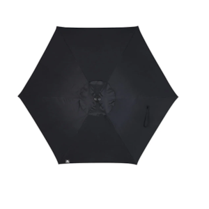 Guarda-Sol Bel  Fix Milagres 2,40M Premium Em Aluminio Preto