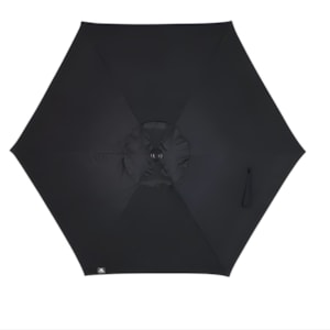 Guarda-Sol Bel Fix Milagres 2,40M Premium Em Aluminio Preto