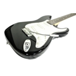 Guitarra J&F Eletrica Preta STBK 