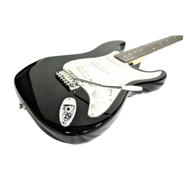 Guitarra J&F Eletrica Preta STBK -99899cb0-419d-4fe8-898e-f26b77ccf3c8
