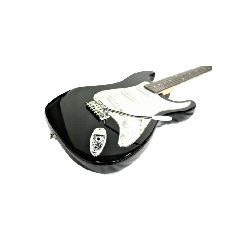 Guitarra J&F Eletrica Preta STBK 
