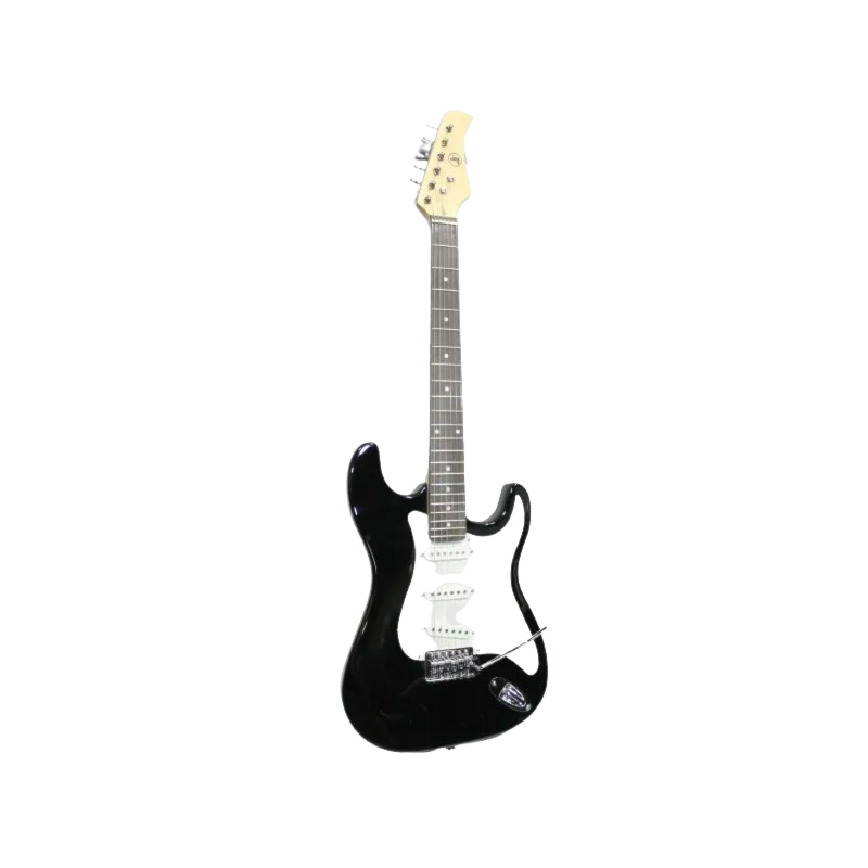 Guitarra J&F Eletrica Preta STBK 