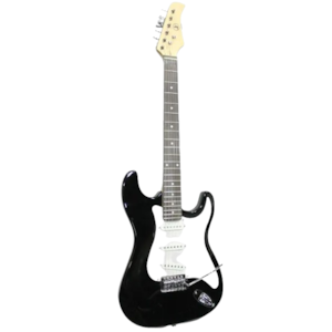 Guitarra J&F Eletrica Preta STBK