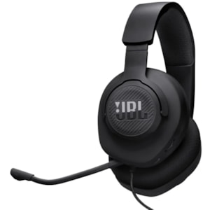 Headset Gamer JBL Quantum 100M2 Preto FON1169 &ndash; Som Imersivo e Conforto