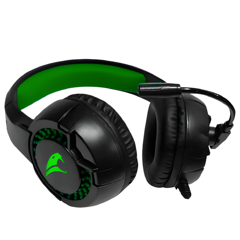 Headset Gamer Viper Pro Led Python Bivolt Preto/Verde-f5780d3e-b937-4161-af1f-a71dfe06e2e0