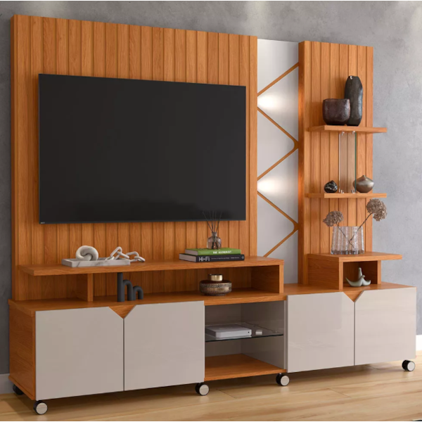 Home Cross Frisado Lukaliam para TV ate 55
