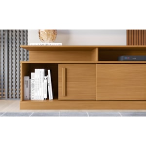 Home Lukaliam Chicago 2 Portas Tauari Ripado/Off White Perolizado