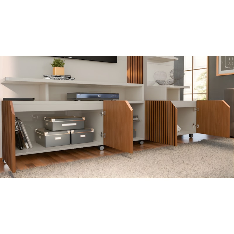 Home Lukaliam Cross 4 Portas Com Led Para Tv Ate 55