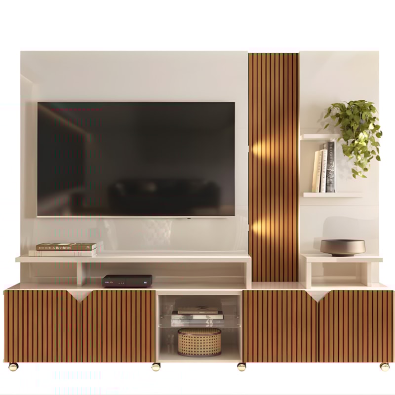 Home Lukaliam Cross 4 Portas Com Led Para Tv Ate 55