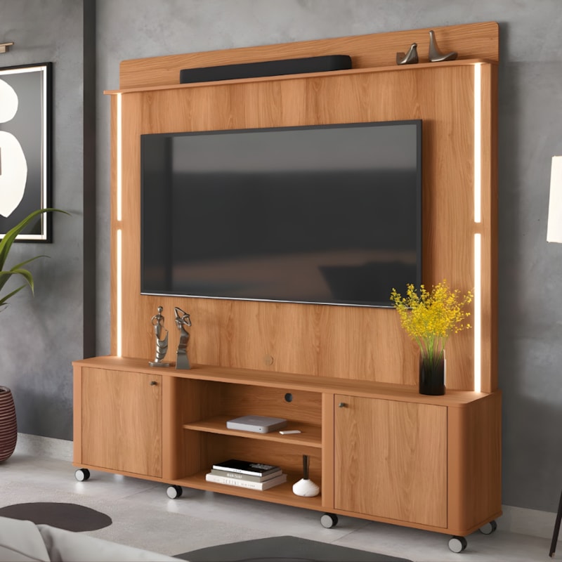 Home Lukaliam Florenca 2 Portas Com Led Para Tv Ate 75