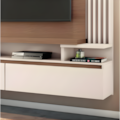 Home Suspenso Cosmo 1.8 HB Moveis 2 Portas com Led para Tv de ate 55