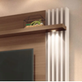 Home Suspenso Cosmo 1.8 HB Moveis 2 Portas com Led para Tv de ate 55