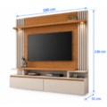 Home Suspenso Cosmo 1.8 HB Moveis 2 Portas com Led para Tv de ate 55