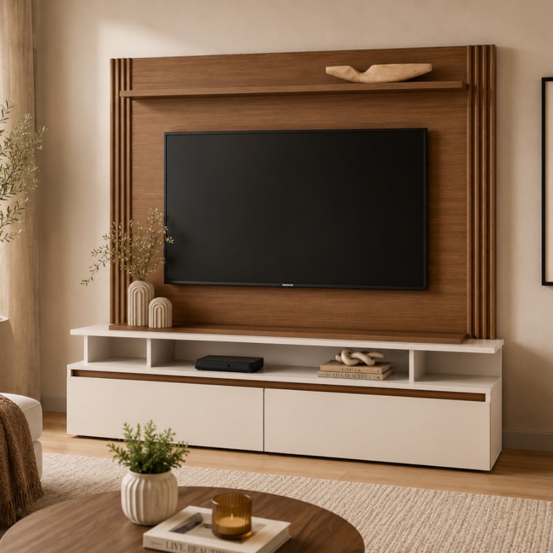 Home Suspenso HB Móveis Astor 1,81m 2 Portas para TV até 65