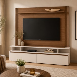 Home Suspenso HB Móveis Astor 1,81m 2 Portas para TV até 65