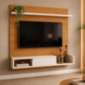 Home Suspenso HB Móveis Evo 1,36m 1 Porta Basculante para TV até 55
