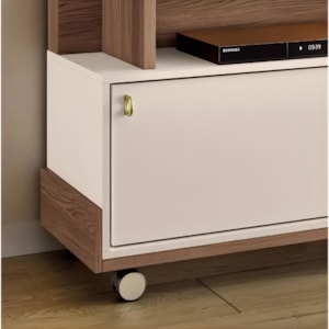 Home Theater HB Moveis Bold 1.8 2 Portas de Correr para Tv de ate 65