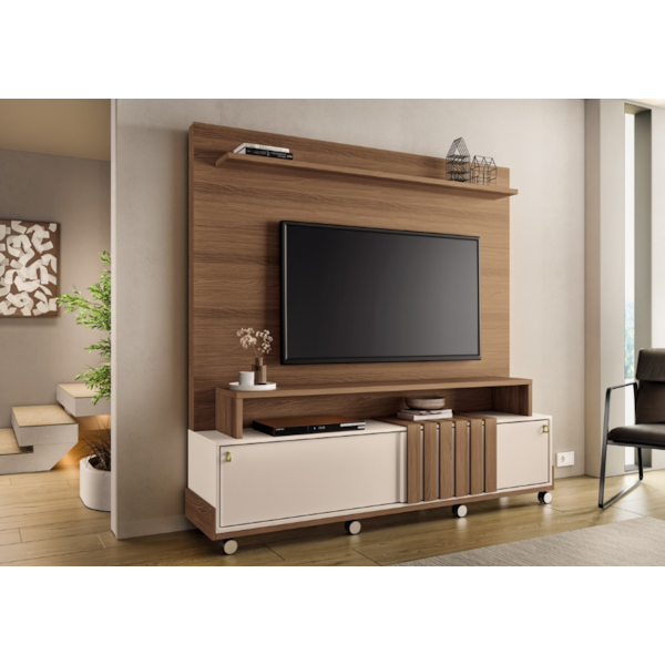 Home Theater HB Moveis Bold 1.8 2 Portas de Correr para Tv de ate 65