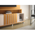 Home Theater HB Moveis Bold 1.8 2 Portas de Correr para Tv de ate 65