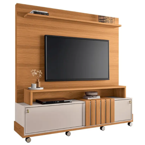 Home Theater HB Moveis Bold 1.8 2 Portas de Correr para Tv de ate 65