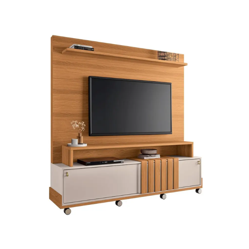 Home Theater HB Moveis Bold 1.8 2 Portas de Correr para Tv de ate 65