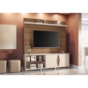 Home Theater HB Moveis Luxor 1.8 2 Portas para Tv de ate 65