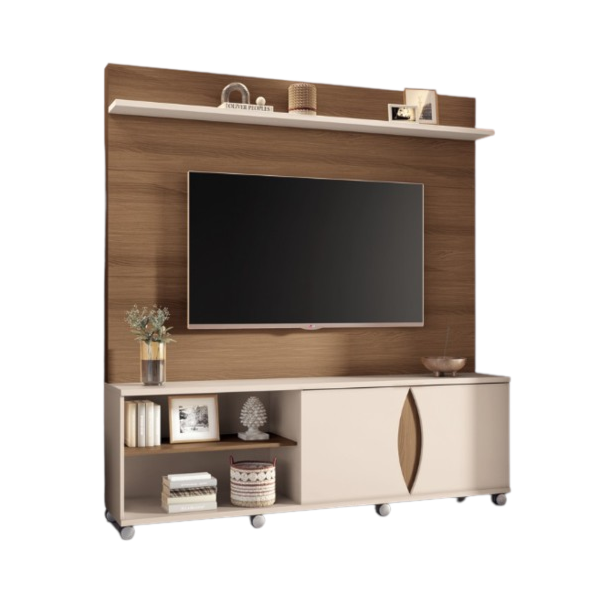 Home Theater HB Moveis Luxor 1.8 2 Portas para Tv de ate 65