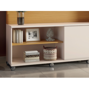 Home Theater HB Moveis Luxor 1.8 2 Portas para Tv de ate 65