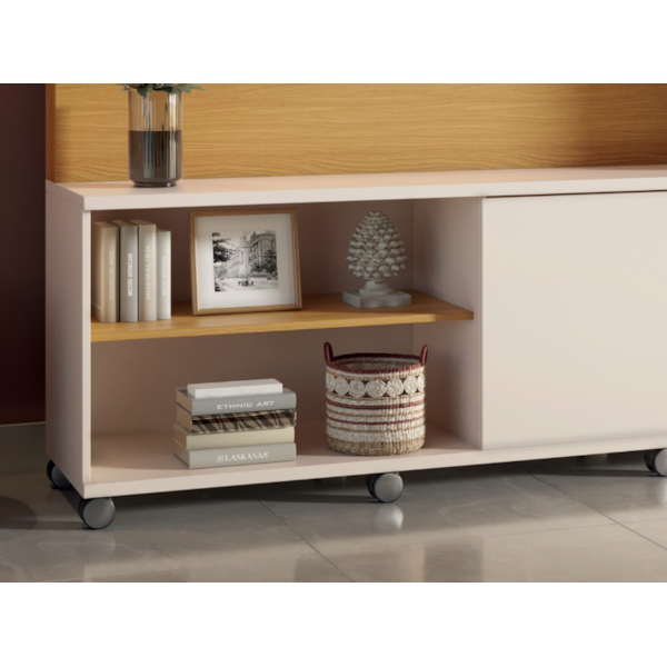 Home Theater HB Moveis Luxor 1.8 2 Portas para Tv de ate 65