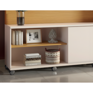 Home Theater HB Moveis Luxor 1.8 2 Portas para Tv de ate 65