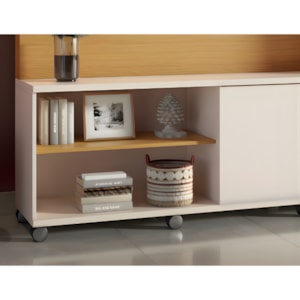 Home Theater HB Moveis Luxor 1.8 2 Portas para Tv de ate 65