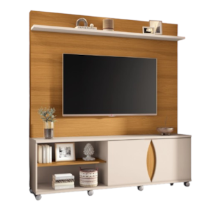 Home Theater HB Moveis Luxor 1.8 2 Portas para Tv de ate 65