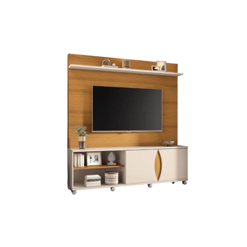 Home Theater HB Moveis Luxor 1.8 2 Portas para Tv de ate 65