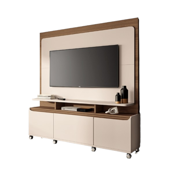 Home Theater HB Moveis Quantum 1.8 2 Portas 1 Gaveta para Tv de ate 70